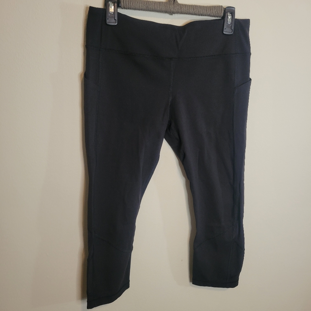 Lululemon black 23" inseam yoga pant